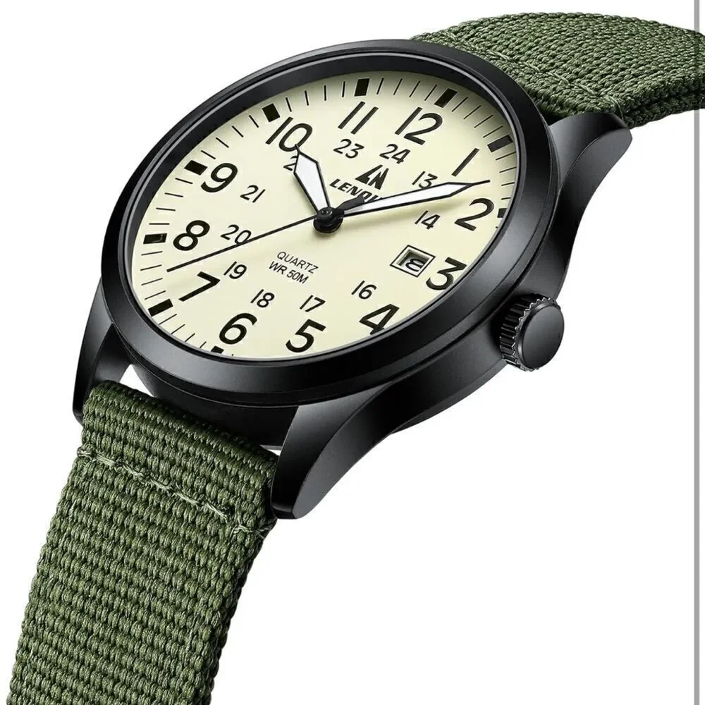 Men’s Analog Nylon Watch